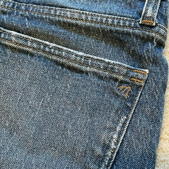 Madewell The Perfect Jean Shorts in Rayburn Comfort Stretch Women's Size 24 - Picture 7 of 7